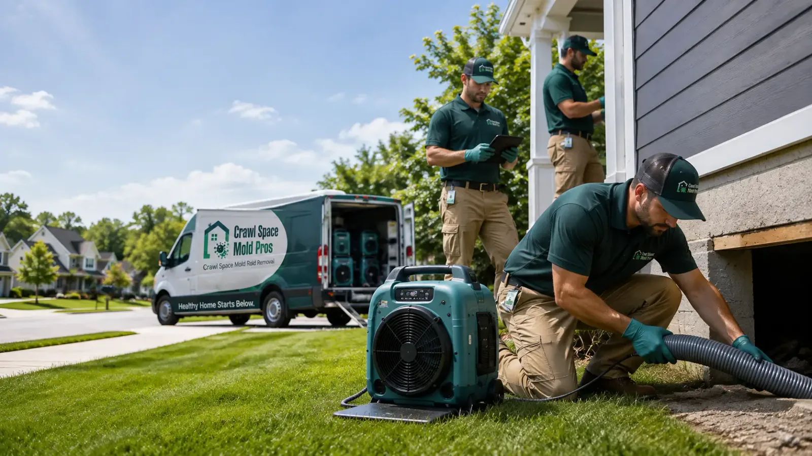Crawl Space Mold Removal in Fullerton, CA